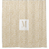 Rideaux De Douche Le tissu inspiré africain de Kuba a inspiré (Devant)