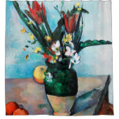 Rideaux De Douche Le Vase des Tulipes, Paul Cezanne (Devant)