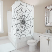 Rideaux De Douche Le Web d'un simple araignée (En situation)