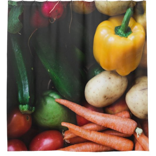 Rideaux De Douche Légumes sains (Devant)