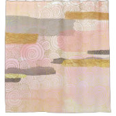 Rideaux De Douche L'élégante oeuvre japonaise de style Abstrait des (Devant)