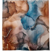 Rideaux De Douche L'encre d'alcool est translucide. multicolo Abstra (Devant)