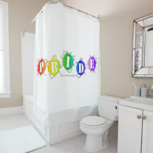 Rideaux De Douche L'enseigne de fierté aux couleurs de l'arc-en-ciel
