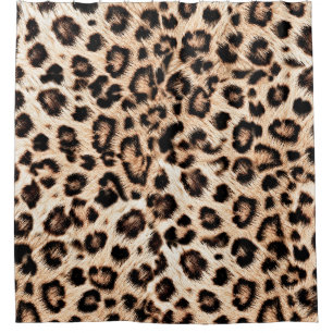 Rideaux De Douche Leopard Design Motif : Wild Elegance.