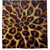 Rideaux De Douche Leopard Haven : Textures Douces, Imprimés Audacieu (Devant)
