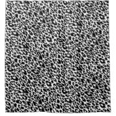 Rideaux De Douche Leopard noir et blanc (Devant)