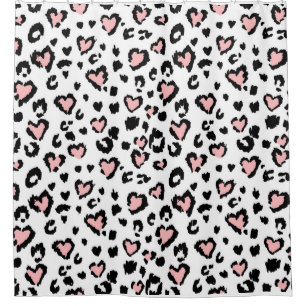 Rideaux De Douche Léopard ou jaguar sans couture motif, texturé fash