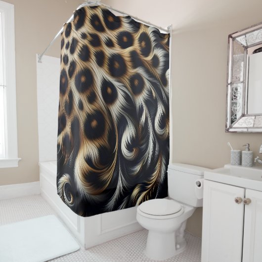 Rideaux De Douche Leopard Retreat : Votre nouveau favori (En situation)