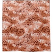 Rideaux De Douche Léopard rose rose (Devant)