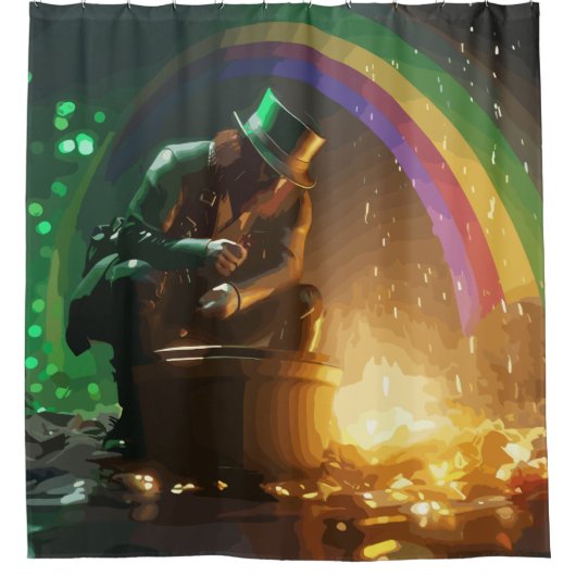 Rideaux De Douche Leprechaun Hideaway (Devant)