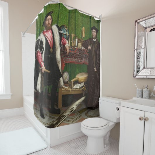 Rideaux De Douche Les Ambassadeurs, Holbein the Younger (En situation)