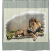 Rideaux De Douche Les amoureux du lion Jungle (Devant)
