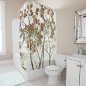 Rideaux De Douche Les arbres (En situation)