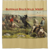 Rideaux De Douche Les Chevaux de l'Ouest sauvage de Buffalo Bill (Devant)