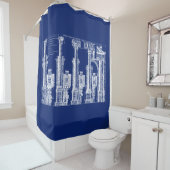 Rideaux De Douche Les cinq classes d'architecture, 1725 (En situation)