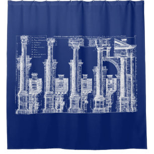 Rideaux De Douche Les cinq classes d'architecture, 1725