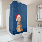 Rideaux De Douche Les copains de Noël (En situation)