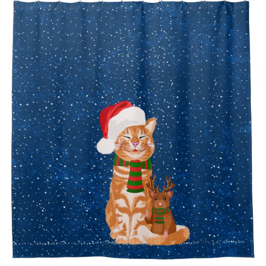 Rideaux De Douche Les copains de Noël (Devant)
