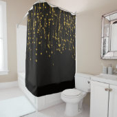 Rideaux De Douche Les étoiles d'or (En situation)