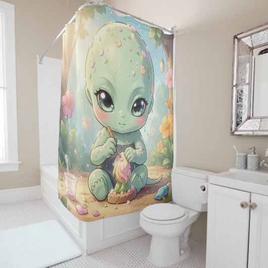 Rideaux De Douche Les Galaxie Errants de Nectar.1 (En situation)
