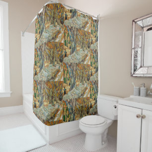 Rideaux De Douche Les grands platanes par Vincent van Gogh