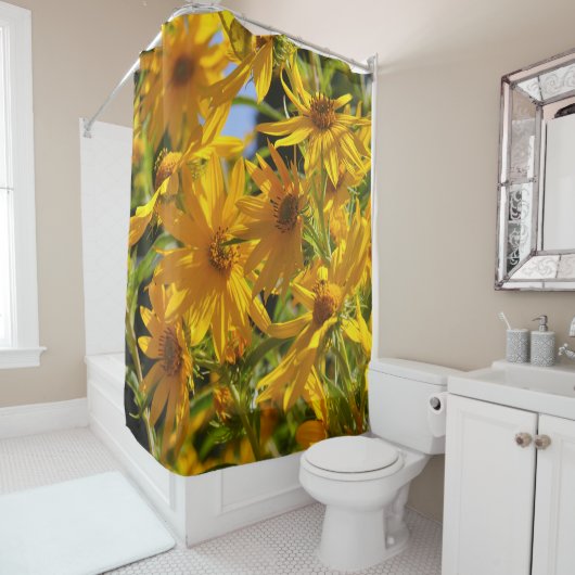 Rideaux De Douche Les hierbas d'en MI de Flores "fleurit dans mes (En situation)