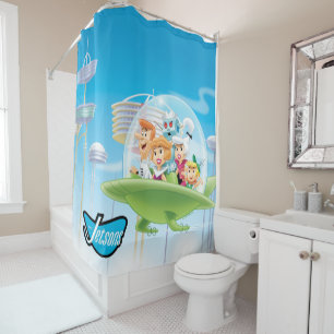 Rideaux De Douche Les Jetsons La Voiture Volante Familiale