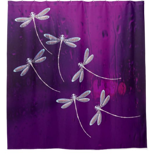 Rideaux De Douche Les libellules dans l'eau (Devant)