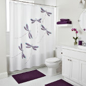 Rideaux De Douche Les libellules en vol