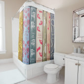 Rideaux De Douche Les livres de Jane Austen (En situation)