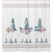 Rideaux De Douche Les phares et les Roses (Devant)