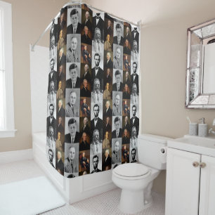 Rideaux De Douche Les présidents américains, Hamilton et Franklin