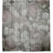 Rideaux De Douche Les Roses chics du pays gris (Devant)