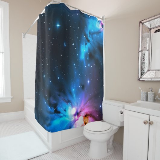 Rideaux De Douche Les torrents célestes des étoiles (En situation)