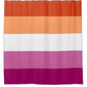 Rideaux De Douche Lesbian Pride Flag LGBTQ (Devant)
