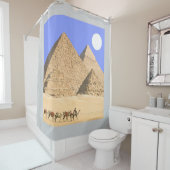 Rideaux De Douche L'essence du pharaon - Pyramide (En situation)