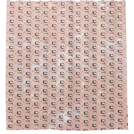 Rideaux De Douche Letter E (Devant)