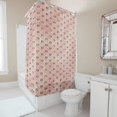 Rideaux De Douche Lettre P (En situation)