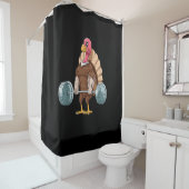 Rideaux De Douche Levée de poids Turquie, l'action de grâces (En situation)