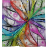 Rideaux De Douche libellule de Kaleidoscope (Devant)