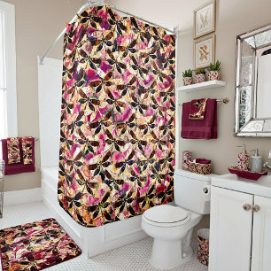 Rideaux De Douche Libellules brillantes
