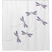 Rideaux De Douche Libellules en vol (Devant)