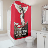 Rideaux De Douche Liberty Bond World War I Poster 1918 (En situation)