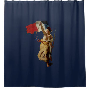 Rideaux De Douche Liberty Leading the People Eugène Delacroix
