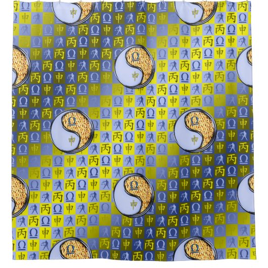 Rideaux De Douche Libra & Fire Monkey (Devant)