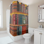 Rideaux De Douche librairie librairie librairie (En situation)