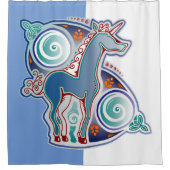 Rideaux De Douche Licorne celtique (Devant)
