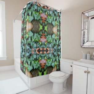 Rideaux De Douche Lierre et pierre de champ