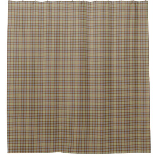 Rideaux De Douche Light Green Blue Tartan Plaid Shower Curtain (Devant)
