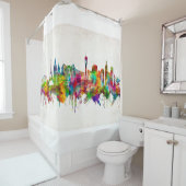 Rideaux De Douche Ligne d'atterrissage de Las Vegas (En situation)